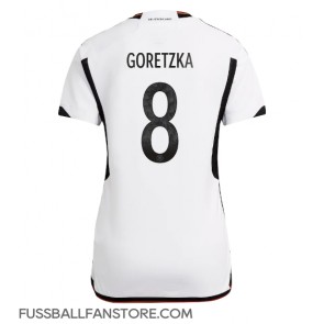 Deutschland Leon Goretzka #8 Replik Heimtrikot Damen WM 2022 Kurzarm